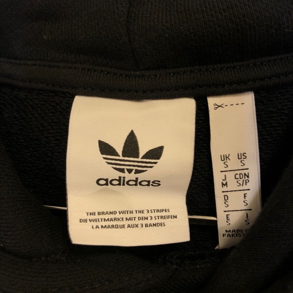 NWT, Classic Trefoil Adidas blk hoodie logo! - Picture 7 of 11